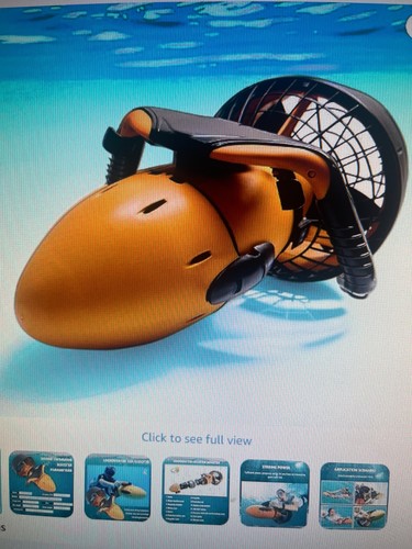 Underwater sea scooter with